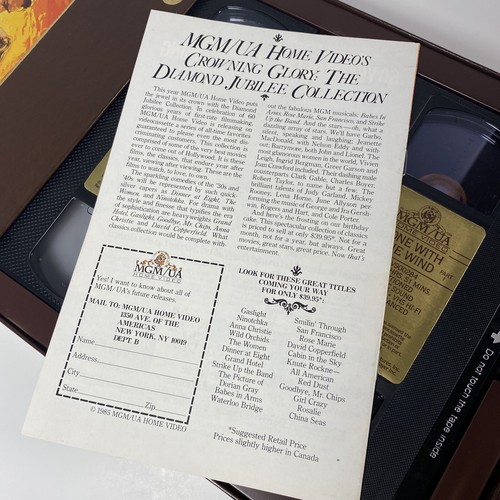 Gone With The Wind MGM Home Video 2 Tape VHS Deluxe Edition Box Set - Picture 5 of 5