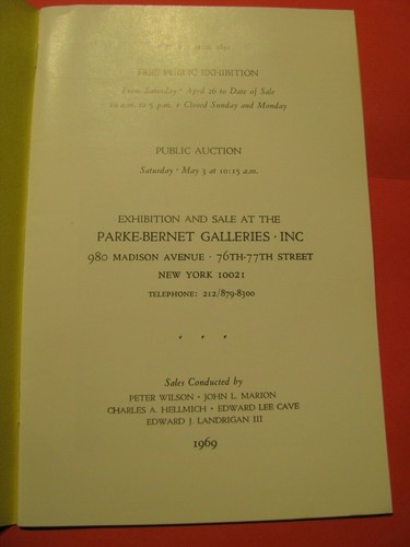 (Pgasteelers1)Japanese Works of Art Auction 5/69 by Parke-Bernet Galleries +PR - Picture 2 of 6