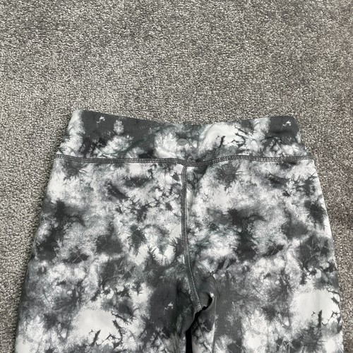 Avia Cropped Leggings Girls Large Gray Tie-Dye Compression Active Athletic 24x19 - Picture 3 of 14