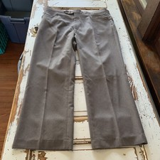 Vintage 1970  s Blue Perm Press Polyester Slacks Pants Mens Golf Disco 30 x 29