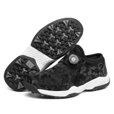 Professiona Men's Golf Shoes Waterproof Wear-resistant Non-slip Golf Sneakers 