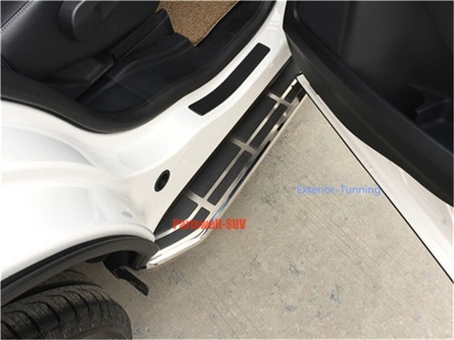 Fixed Running Boards Side Steps Pedals Nerf Bar Fit for Infiniti QX70 2011-2021 - Picture 6 of 13