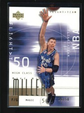 MIKE MILLER 2001/02 01/02 UPPER DECK FLIGHT TEAM #25/50 (BV=$20) AG1462