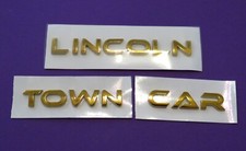 New 2010-2011 Trunk Emblem-badge For Lincoln Town Car-gold New 2010-2011 Trunk Emblem-badge For Lincoln Town Car-gold
