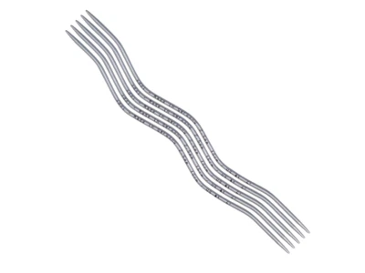 Strumpfstricknadeln addi CraSy Snake Lace Nadelspiel Länge 15 cm