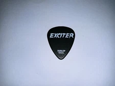 Exciter Logo & Allan James Johnson Signature 2022 Concert Tour GUITAR PICK #1