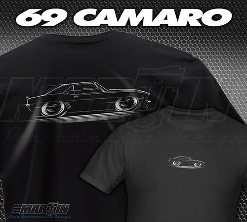 69 Camaro T-Shirt - Chevy SS 1969 Camaro RS Super Sport Chevrolet '69 - Picture 1 of 24