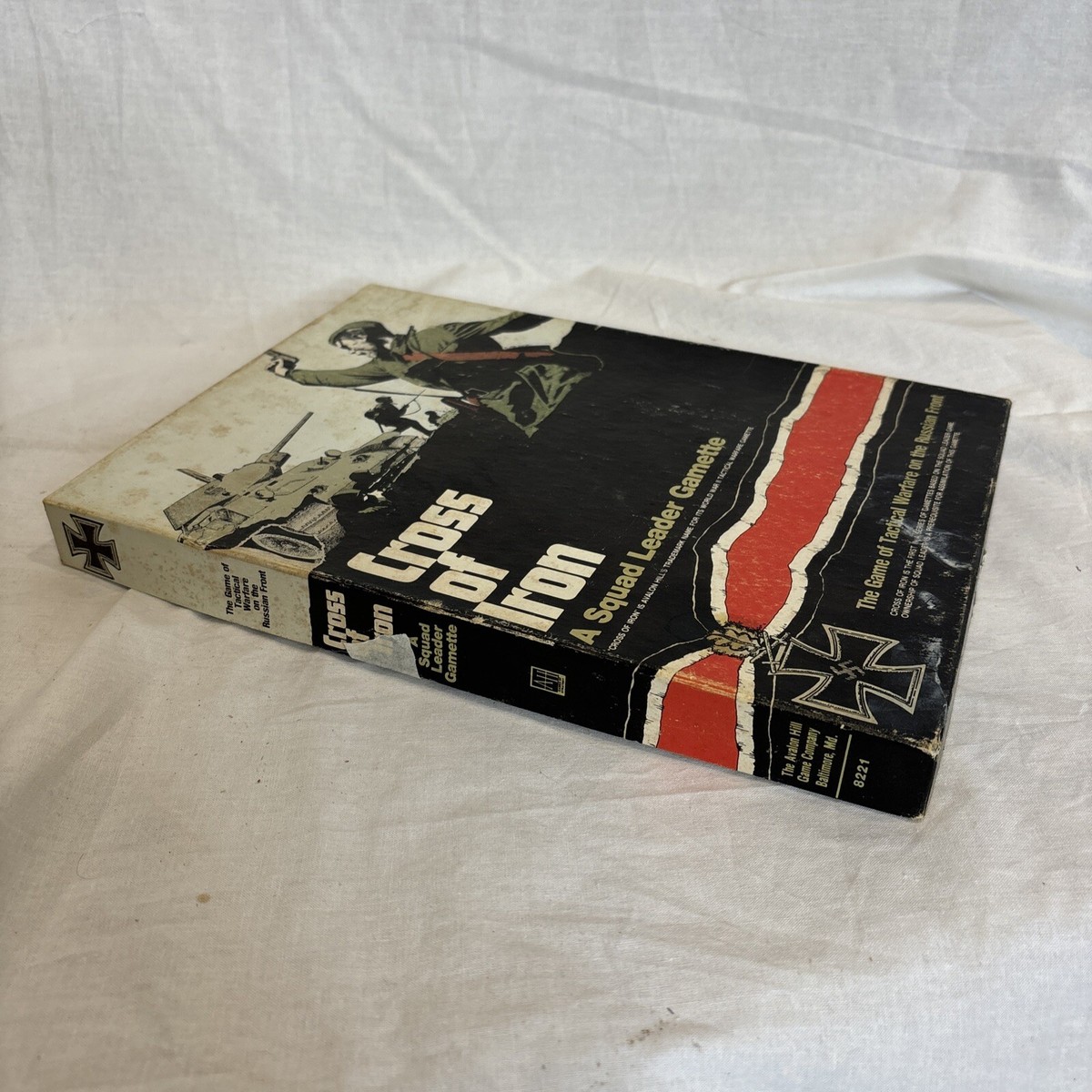 Vintage Rare Avalon Hill Squad Leader Cross of Iron Box Used Vintage Rare Avalon Hill Squad Leader Cross of Iron Box Used