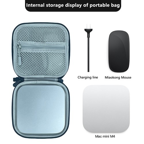 Nylon Protective Storage Bag Carrying Case For Mac Mini 2024 M4 Desktop _ou - Photo 5/14