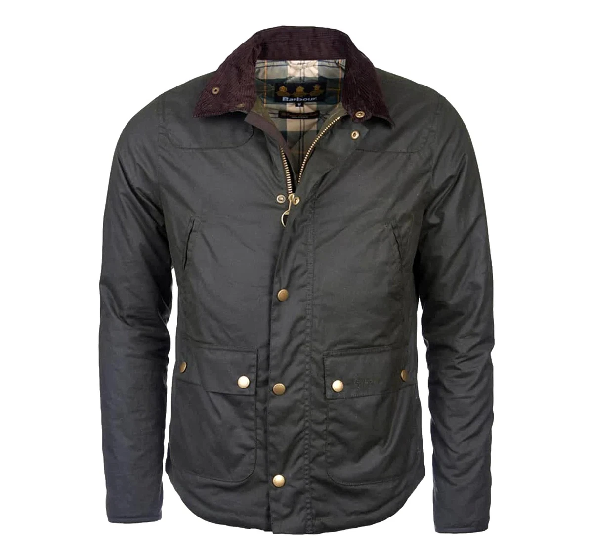 BARBOUR Men's Jacket Reelin Wax Jacket MWX1106SG51 Colour Olive Green | eBay