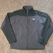 The North Face Jacket Men Large L Black TNF Apex Soft Shell Outdoor Hiking