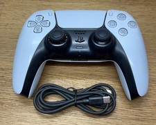 Sony PS5 CFI-ZCT1W White/Black DualSense PlayStation 5 Controller Cosmetic Dmg