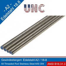 UNC Gewindestange Edelstahl A2 | 18-8 | 304 |