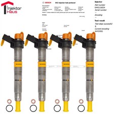 4x Injektor Einspritzdüse BMW 525d 530d X5 X6 3,0d 7805428 7805429 0445116024