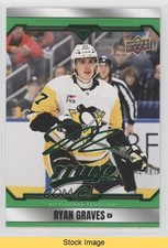 2024-25 Upper Deck MVP Green Script Ryan Graves #57 READ 7l6