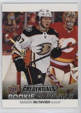 2021-22 Upper Deck Credentials Rookie Arrivals Mason McTavish #RA-23 l0h