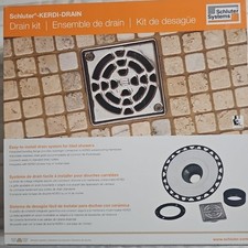 Schluter Kerdi Drain Kit Stainless Steel