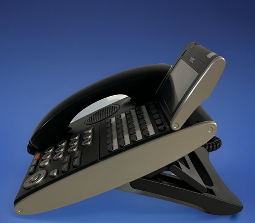 NEC DT700 SERIES ILV (XD) Z-Y (BK) Desk Display Phone ITL-24D-1 with Handset - Picture 7 of 11