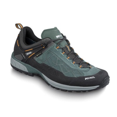 Meindl Top Trail GTX Herren Wanderschuhe Trekkingschuhe Low loden/orange grün