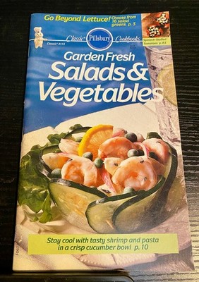 Pillsbury Classic Cookbook Booklet 1990 - Garden Fresh Salads & Vegetables