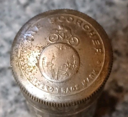 1920 - 1930s Colgate Co Shaving Stick Tin The Scorcher New York USA - Picture 2 of 8
