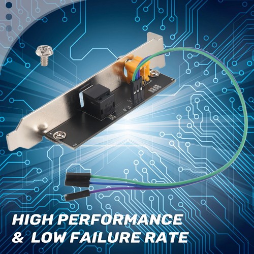 1X(24Bit 192Khz Daughter Card SPDIF Optical and Out Plate Cable Bracket6145 - Afbeelding 6 van 7