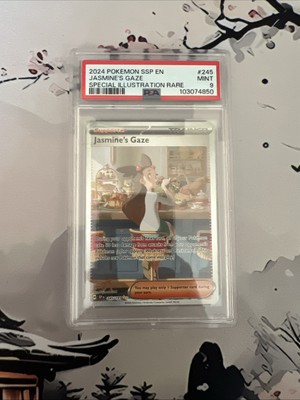 2024 Pokemon Jasmine's Gaze 245/191 Sir Surging Sparks PSA 9 Mint | eBay 2024 Pokemon Jasmine's Gaze 245/191 Sir Surging Sparks PSA 9 Mint | eBay