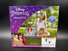 Disney Princess Inflatable Pool Outdoor 36" Baby Kid Ariel Little Mermaid