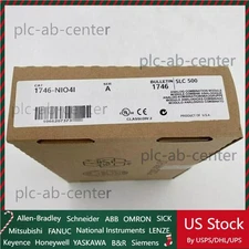 Factroy Sealed AB 1746-NIO4I SLC 500 Analog Output Module 1746NIO4I US Free Tax