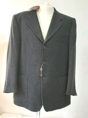 Herren Jacke MR. Harrison Schurwolle Woolmark Gr. 54 Drop 4 Blazer Elegant...