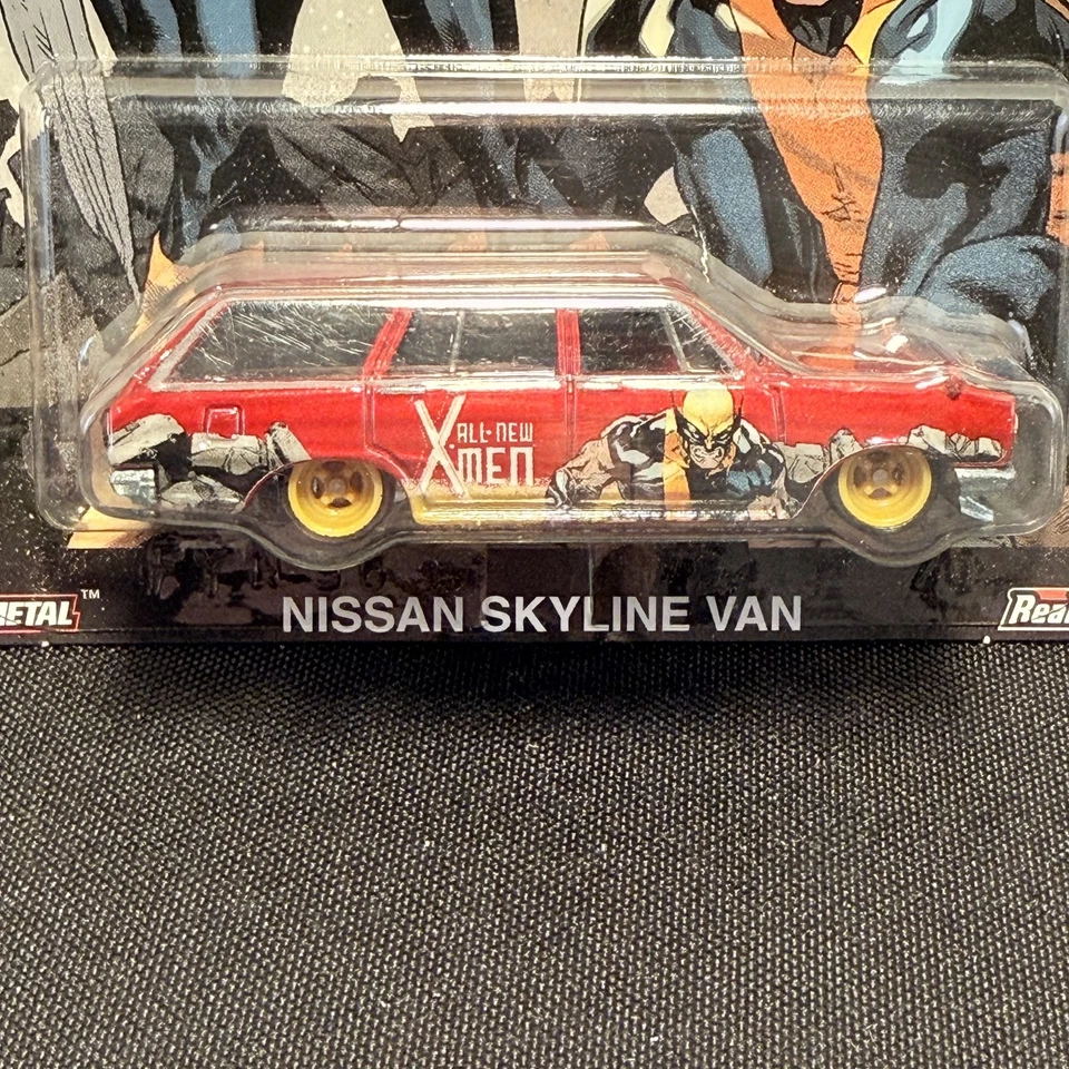 Hot Wheels Premium Nissan Skyline Van Real Riders 2019 X-Men 5/5 Die-Cast - Image 2 of 4