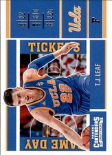 2017-18 Panini Contenders Draft Picks Game Day Tickets #13 T.J. Leaf - BSK