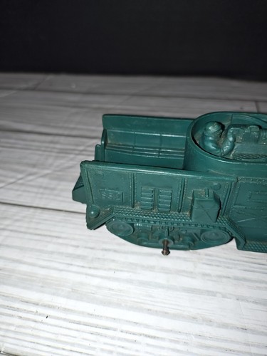 Auburn Green Rubber WWII Half Track Military Truck Tank USA Vintage #652 - 5.5” - Picture 8 of 10