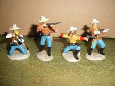 Paragon Scenics 1/32 Painted Plastic *7th Cavalry Scouts x 4 Foot*
