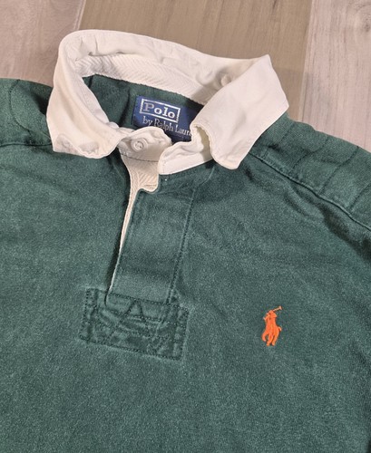 Vintage Ralph Lauren Polo Forest Green Rugby Polo Shirt Men’s Small Long Sleeves by Ralph Lauren, Size S, $49.99 - Photo 8