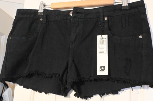 Rusty Denim Cut Off Shorts BNWT Sz 14 - Picture 1 of 2