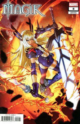 MAGIK #8 VARIANT COVER BY GERALD PAREL NM MARVEL COMICS 2025
