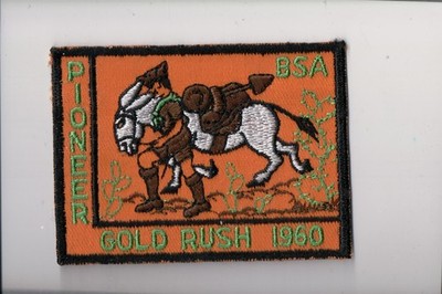 1960 Pioneer Gold Rush patch