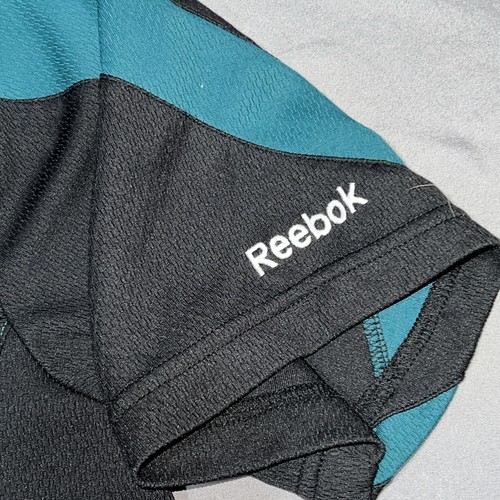 Reebok Philadelphia Eagles Short Sleeve Polo Shirt Men’s XL Black Logo -4724 - Picture 4 of 15