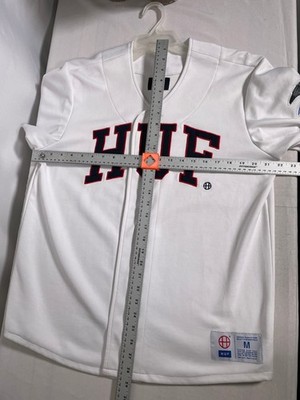 HUF Dirtbag Crew White Baseball Jersey Men's MEDIUM | eBay