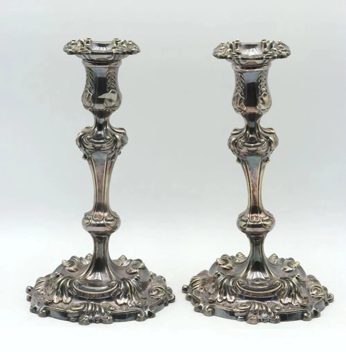 Tiffany & Co. Antique US Silver-Plated Candlesticks & Candelabras