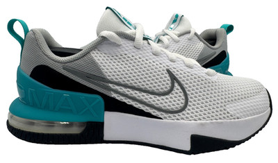 Nike Men's Air Max Alpha Trainer 6 Lace Up Shoes Wht/Gry/Turq Size:8.5 201Q