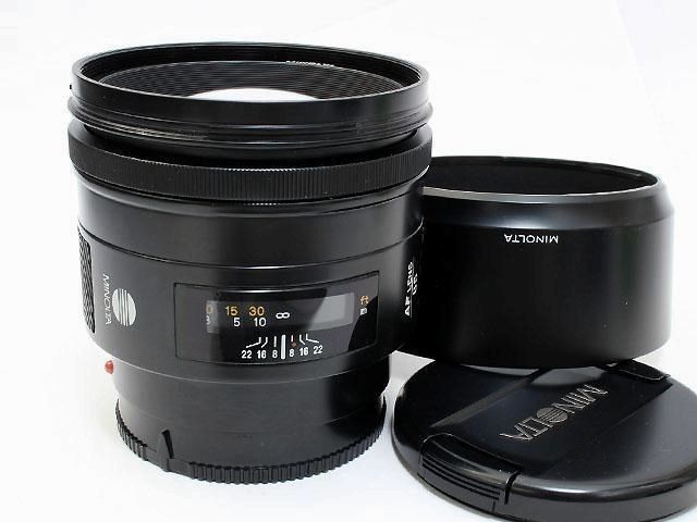 Minolta AF 85mm F1.4 Telephoto Prime Lens Sony/Minolta A Excellent