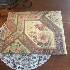 Filigree Floral Ivory Midi Lined Softcover Flexi Journal (176 pages) (Lyon