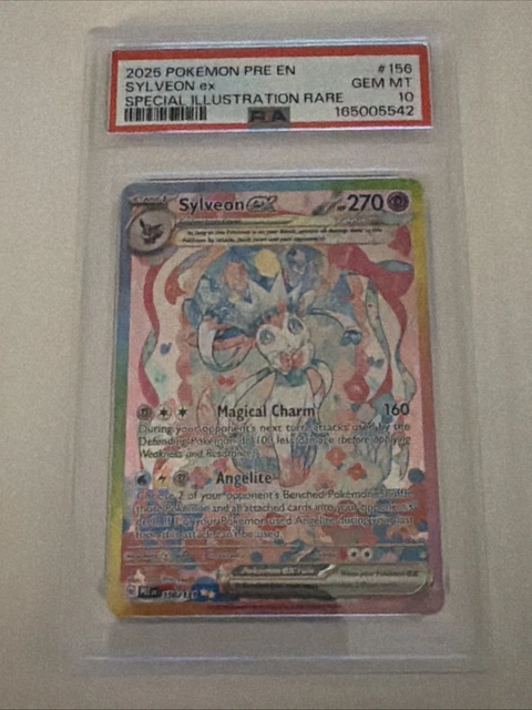 Pokemon 2025 Sylveon ex 156/131 SIR Prismatic Evolutions GEM MINT PSA 10