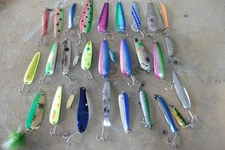 Lot of APX 29 fishing lures SPOONS RED DEVIL ETC