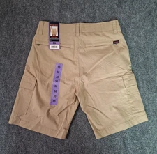 Wearfirst Stretch Men's Cargo Shorts, Tan, Size: 30, New