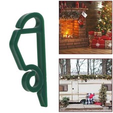 New 100pcs Christmas Lights Gutter Clips Reusable Waterproof Frostproof Plastic