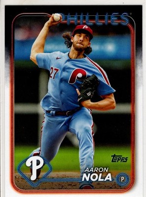 2024 Topps Series Two Baseball Aaron Nola No. 463 Philadelphia Phillies