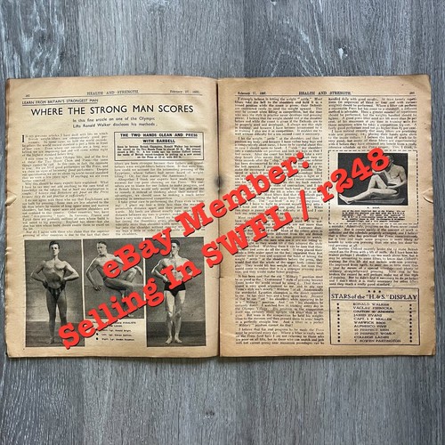 HEALTH AND STRENGTH Fitness Sports Magazine GYMNAST COVER FEB 27 1937 VOL 60 N 9 - Picture 9 of 20